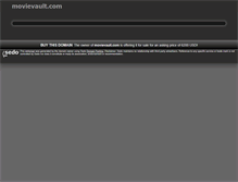 Tablet Screenshot of movievault.com